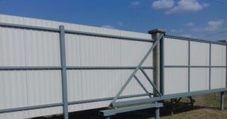 Купить откатные ворота на сваях Копейск, цена от 2745 руб.