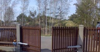 Купить распашные ворота из штакетника Копейск, цена от 2694 руб.